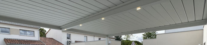 Spots LED éclairage pergola